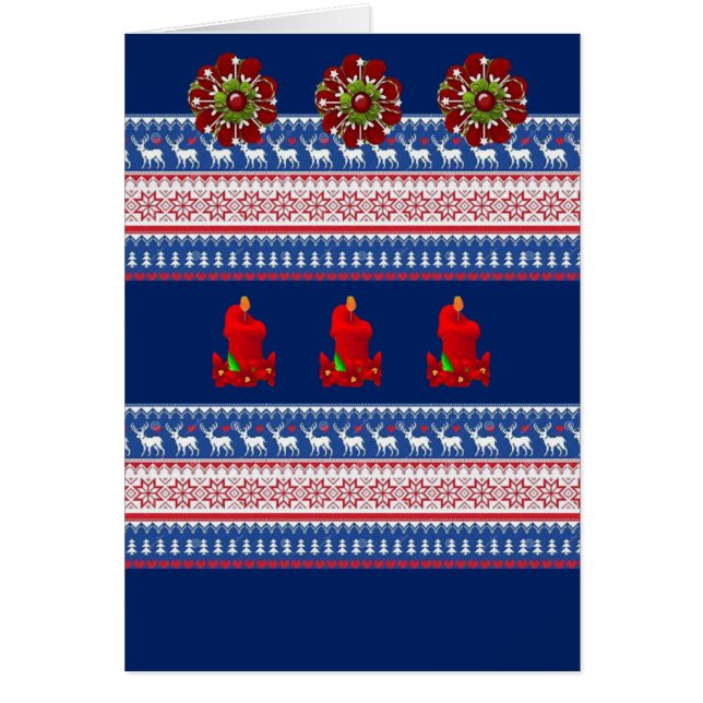 Cartão de Saudação de Natal (Frente)