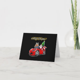 Cartão de saudação de Natal com cartazes de Natal