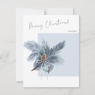 Cartão de saudação de Natal com Design e texto mín