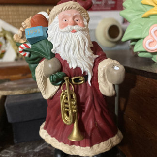 Cartão de Saudação de Natal com Papais noeis