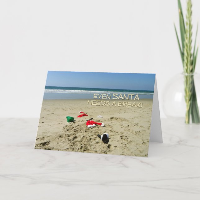 Cartão de Saudação de Natal Divertido! (Frente)