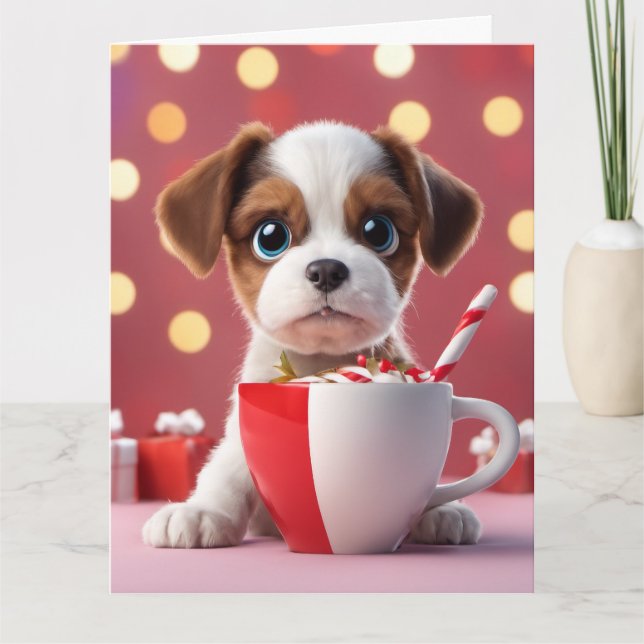 Cartão de Saudação de Natal Dobrado (Frente)