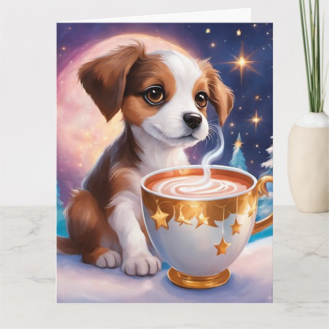 Cartão de Saudação de Natal Dobrado (Frente)