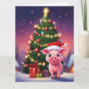 Cartão de Saudação de Natal Dobrado