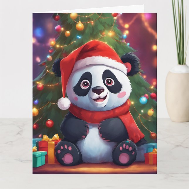 Cartão de Saudação de Natal Dobrado (Frente)