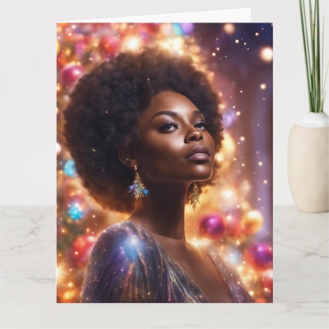 Cartão de Saudação de Natal Dobrado (Frente)