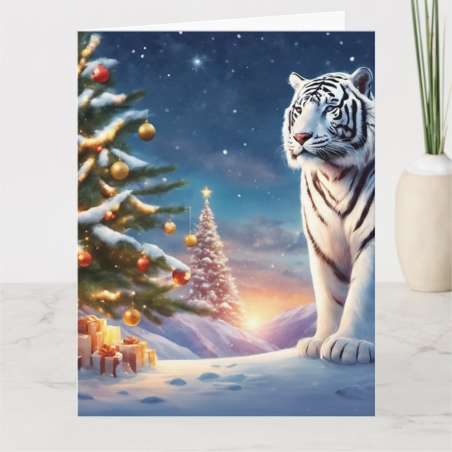 Cartão de Saudação de Natal Dobrado (Frente)