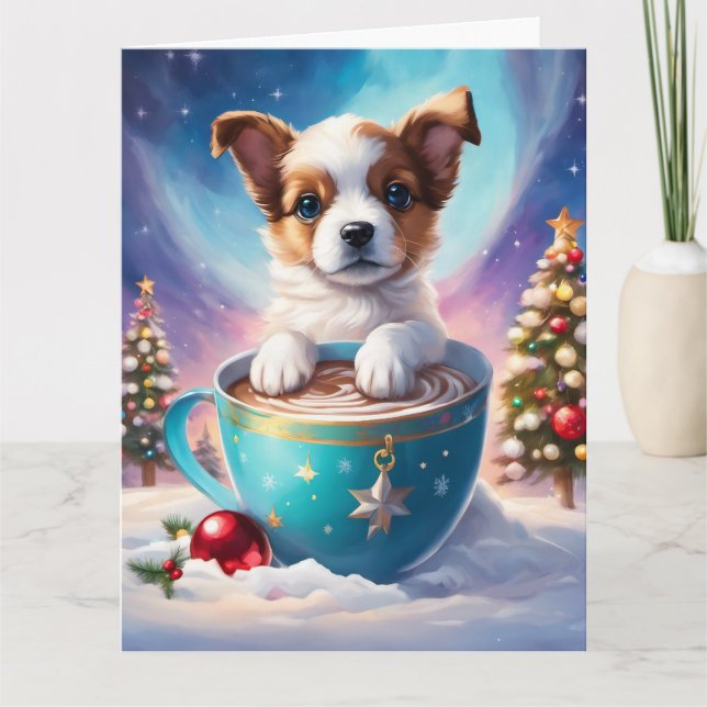 Cartão de Saudação de Natal Dobrado (Frente)