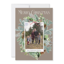 Cartão de Saudação de Natal Elegante