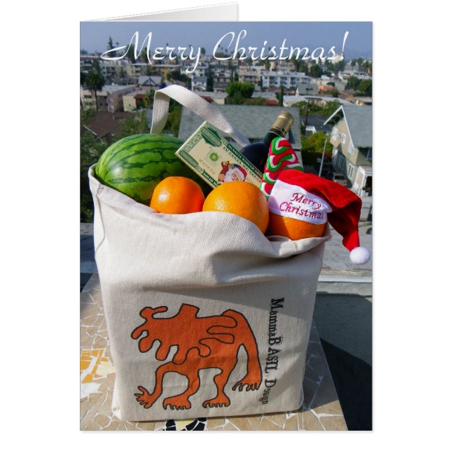 Cartão de Saudação de Natal engraçado! (Frente)