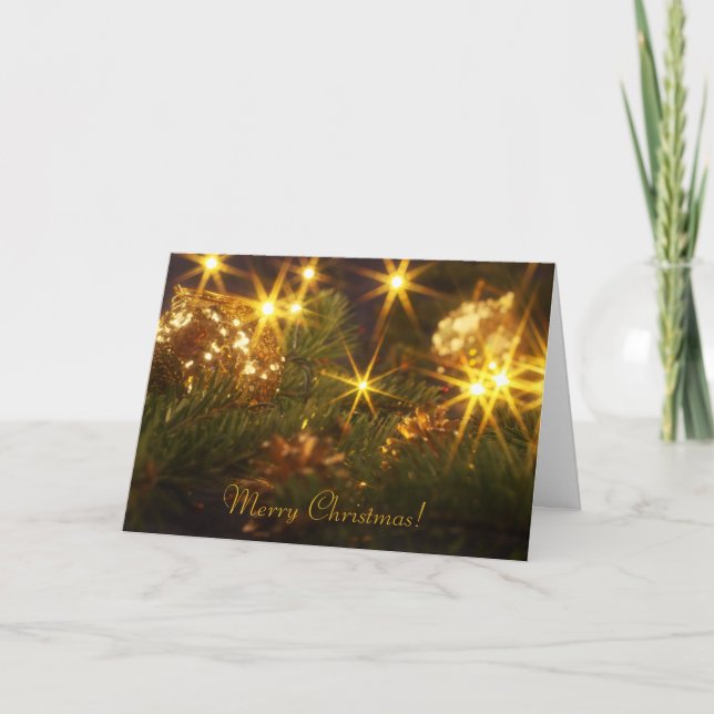 Cartão de Saudação de Natal Espetacular (Frente)