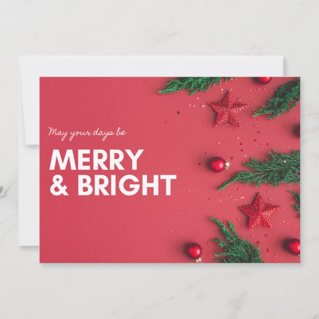 Cartão de saudação de natal feliz (Frente)