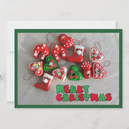 Cartão de saudação de natal feliz