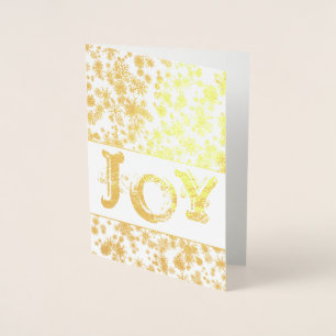 Cartão de Saudação de Natal Gold Foil