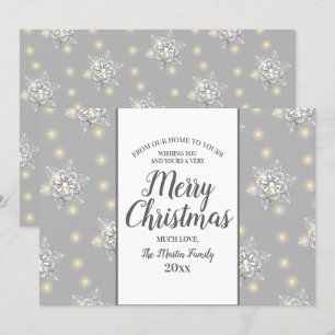 Cartão de Saudação de Natal Merry Sparkle