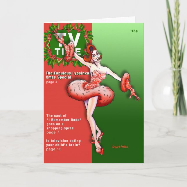 Cartão de Saudação de Natal nº 2 (vazio) (Frente)