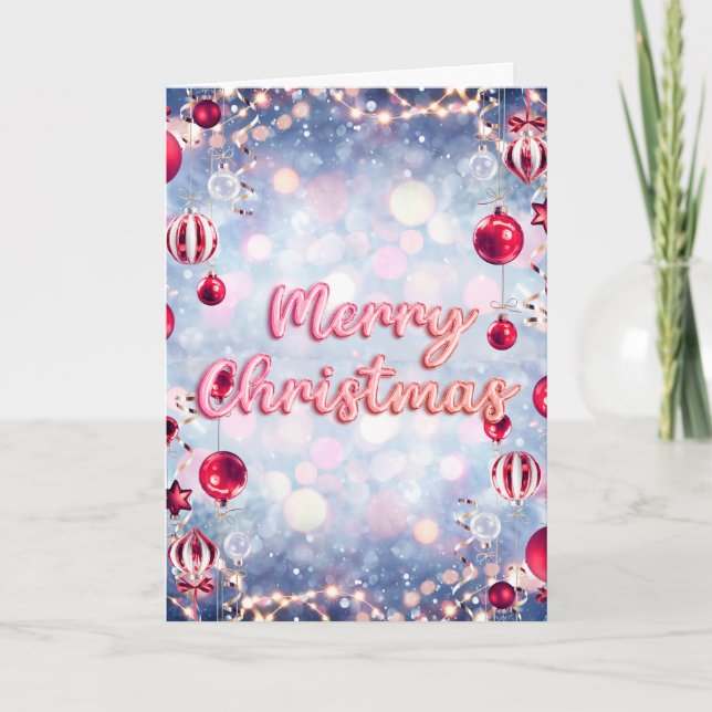 Cartão de Saudação de Natal Retroativo (Frente)