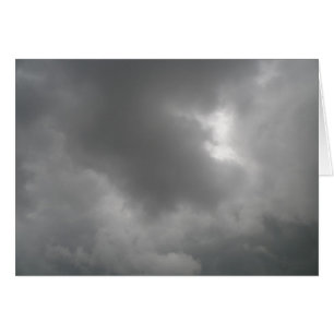 Cartão de Saudação de Nuvens de Tempestade