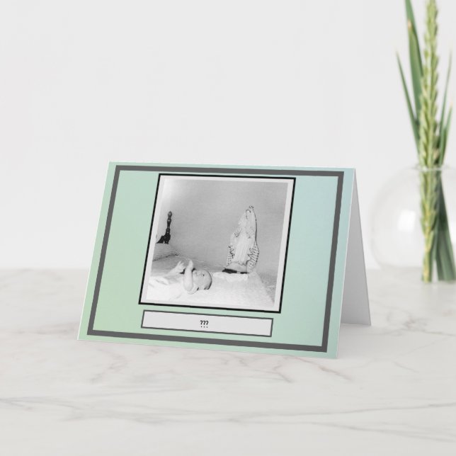 Cartão de saudação de oração de encorajamento (Frente)