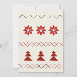 Cartão de saudação de padrão do kit