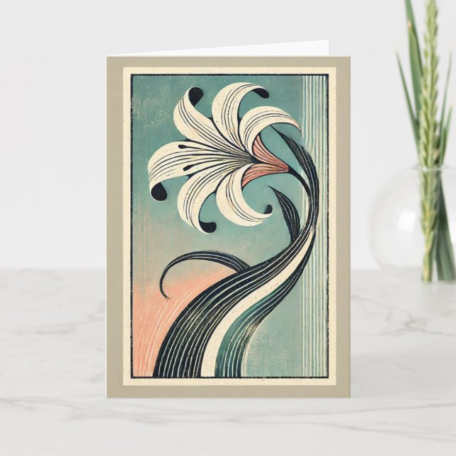 Cartão de saudação de Páscoa do Designer (Frente)