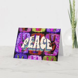 Cartão de Saudação de Paz