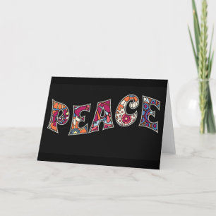 Cartão de Saudação de Paz