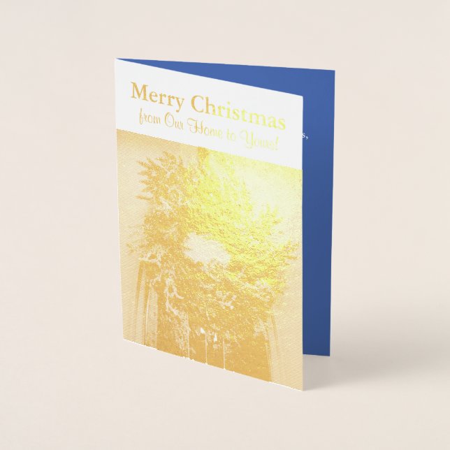 Cartão de Saudação de Pé Silver Wreath de Natal (Frente)