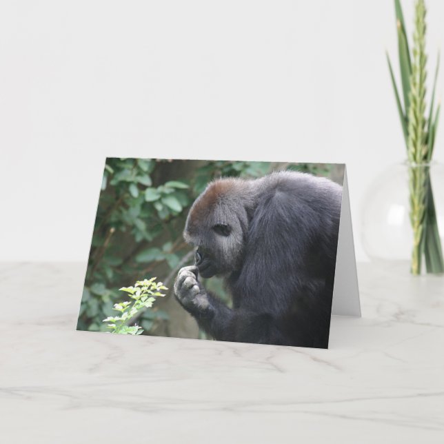 Cartão de saudação de pensamento (Frente)