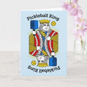Cartão de Saudação de Pickleball - Pickleball King