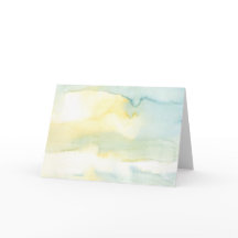 Cartão de saudação de pintura em aquarela moderna