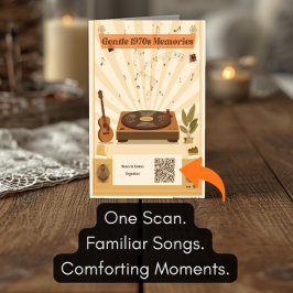 Cartão de Saudação de Playlist Musical dos Anos 19