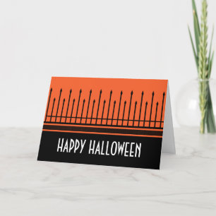 Cartão de Saudação de Porta de Halloween Spooky, L
