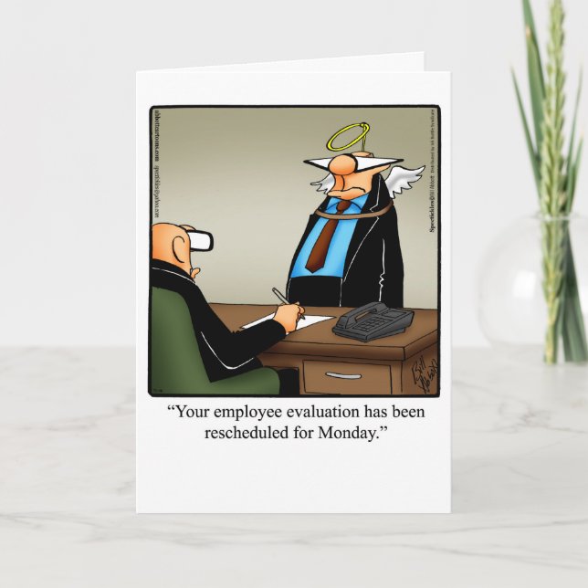 Cartão de saudação de promoção de Parabéns engraça (Frente)