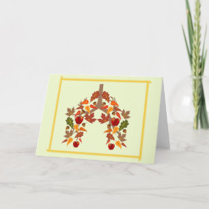 Cartão de Saudação de Queda de CF