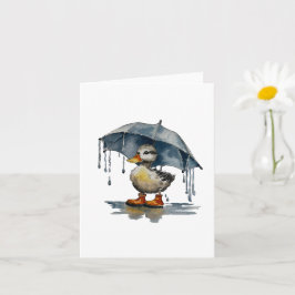 Cartão de saudação de querido Ducking