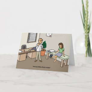 Cartão de saudação de registro bloqueado