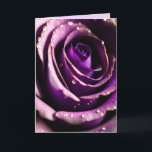 Cartão de saudação de ROSA de NIRTHDAY SISTER<br><div class="desc">CARTÃO DE ANIVERSÁRIO ROSA PURPLE</div>