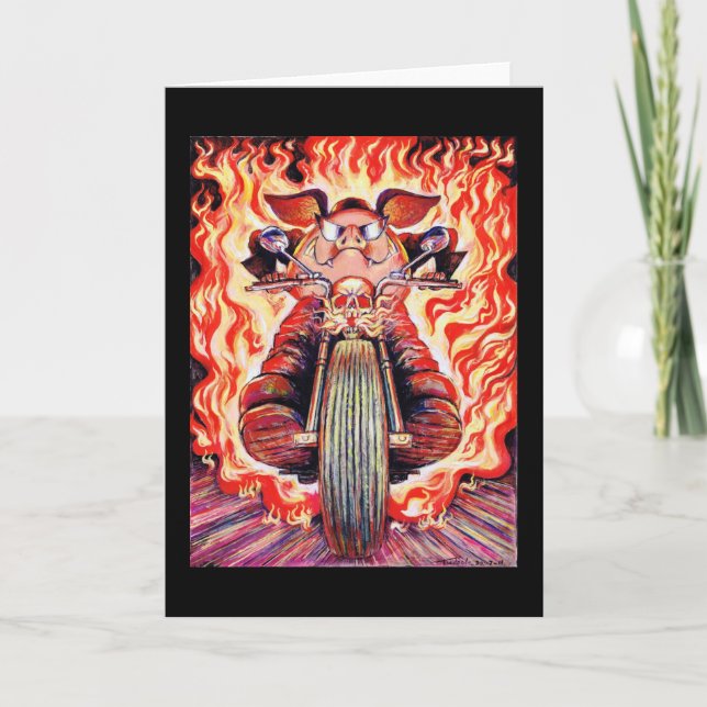 Cartão de Saudação de Rosto de Ovino (Frente)