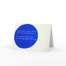 Cartão de saudação de saúde mental da Sara