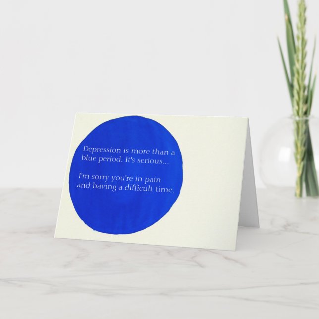 Cartão de saudação de saúde mental da Sara (Frente)