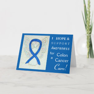 Cartão de Saudação de Sensibilização para o Cancer