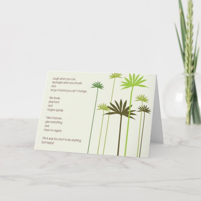 Cartão de Saudação de Sentimentos Especiais (Frente)