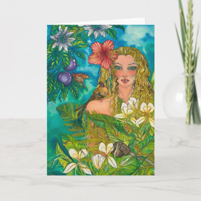 Cartão de saudação de serenidade (Frente)