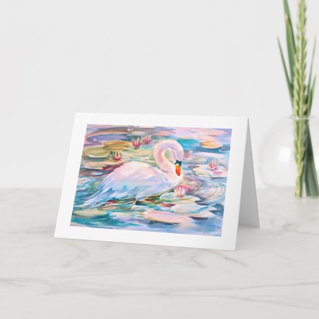 Cartão de saudação de serenidade (Frente)