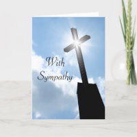 Cartão de Saudação de Simpatia Religiosa