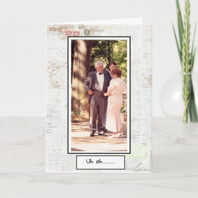 Cartão de saudação de suporte (Frente)