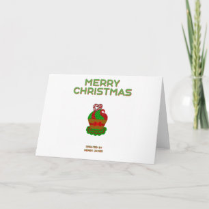 Cartão de saudação de tamanho padrão do Cupcake de