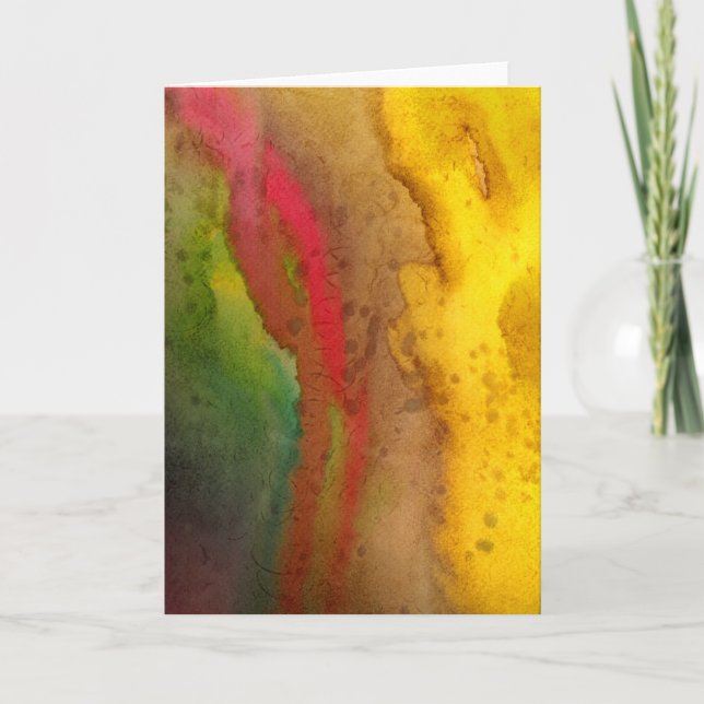 Cartão de Saudação de Tempo (Frente)