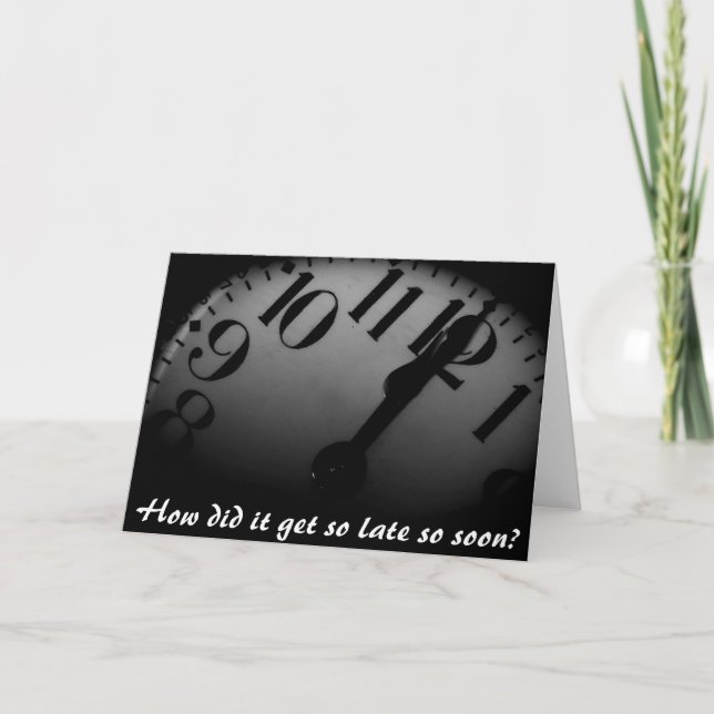 Cartão de Saudação de Tempo (Frente)